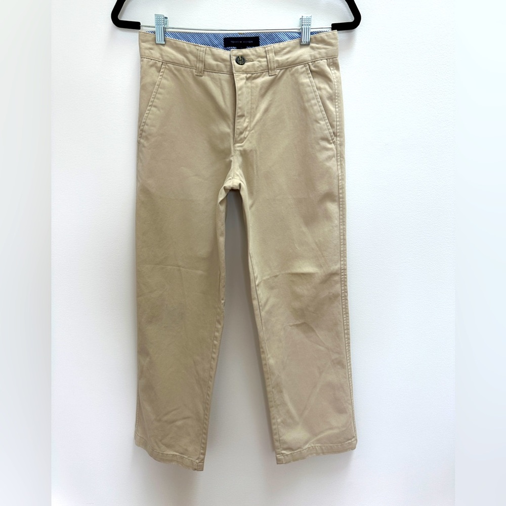 Boys Tommy Hilfiger Classic Flat Front Chinos Size 14